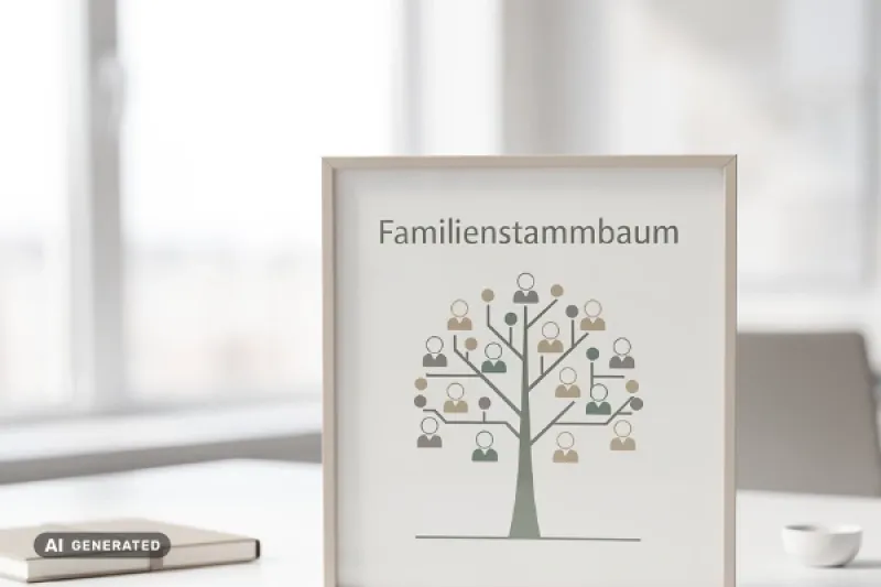 Familienstammbaum, Symbolbild