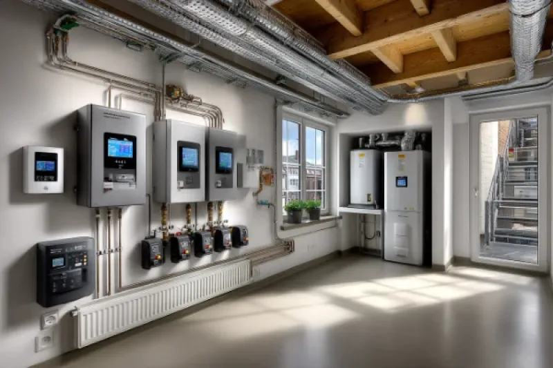 Technikraum einer Wohnanlage