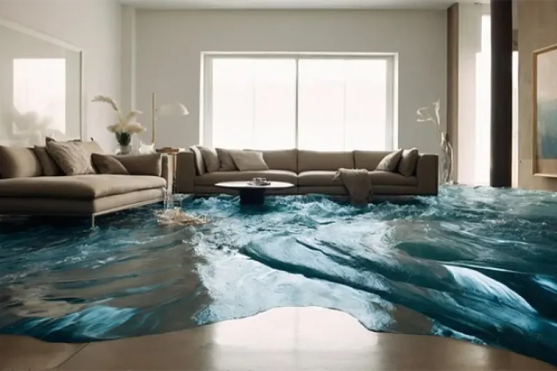 Wasserschaden in einer Wohnung