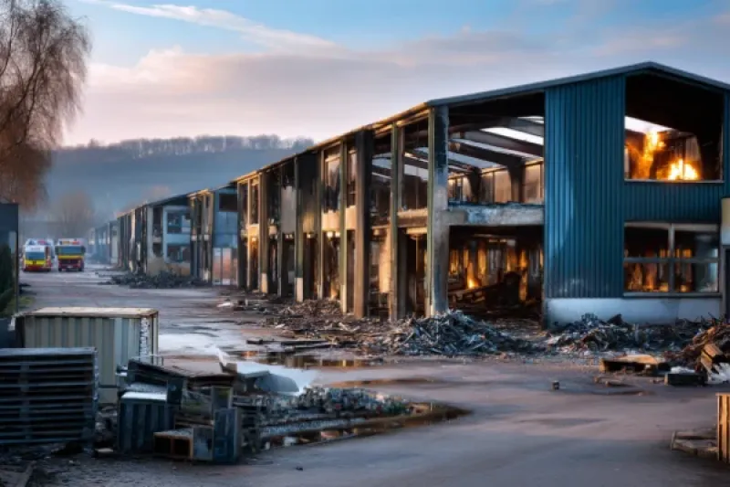 leere Spielhalle mit einem Schild "Geschlossen" im Schaufenster