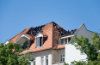 Haus mit Brandschaden