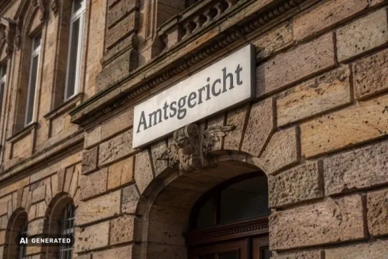 Eingang eines Amtsgerichtes