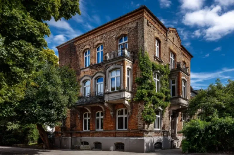 Altes Mehrfamilienhaus mit Souterrain-Wohnung