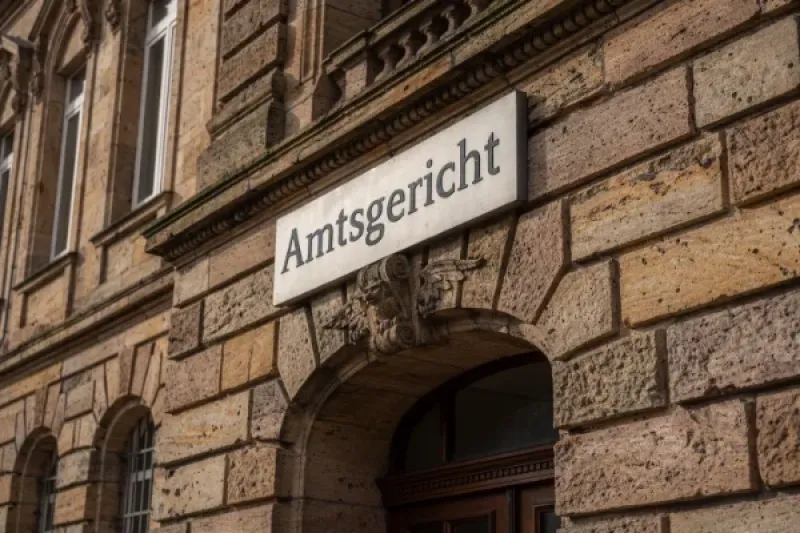 Eingang eines Amtsgerichtes
