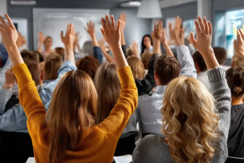 Abstimmung in einer Versammlung